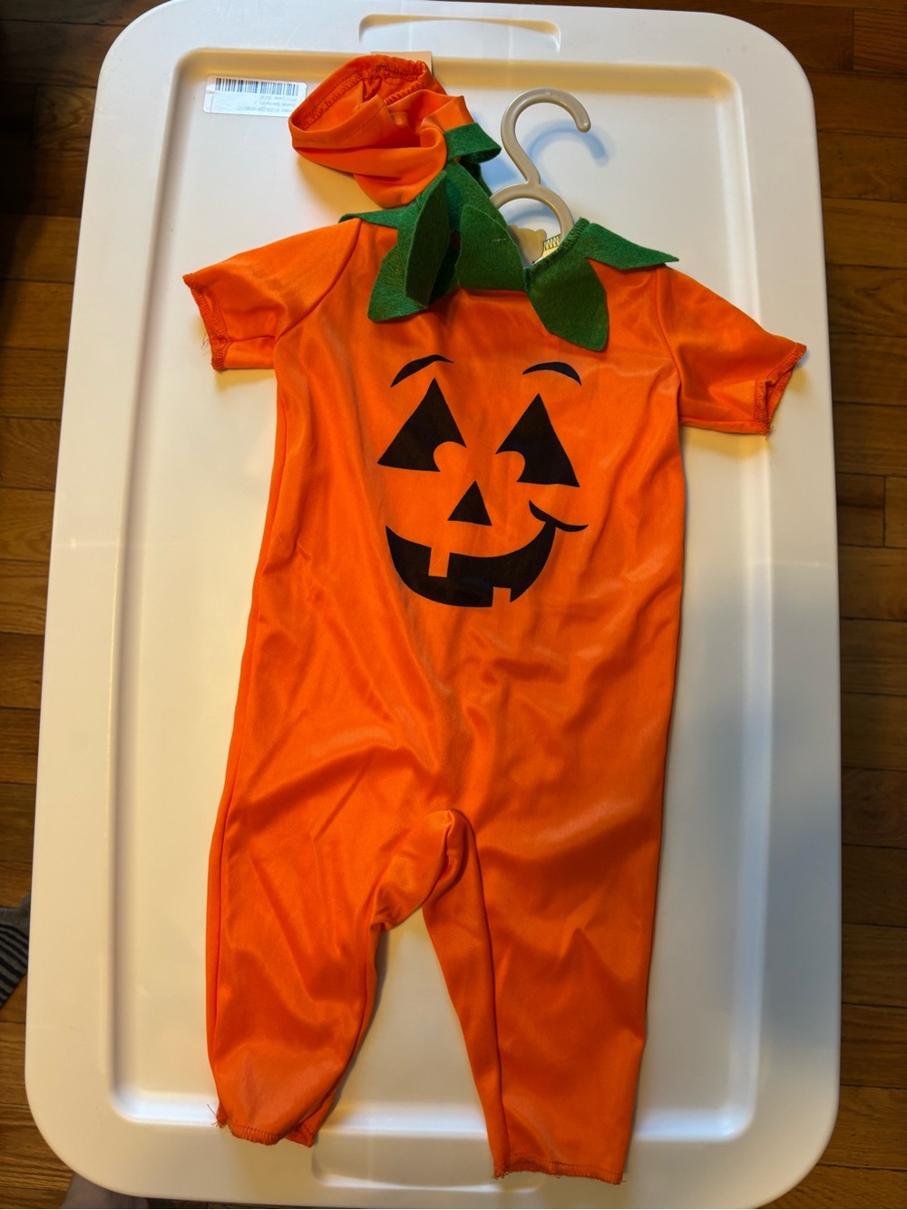 0-6 months Classic Pumpkin Infant Halloween Costume - Orange